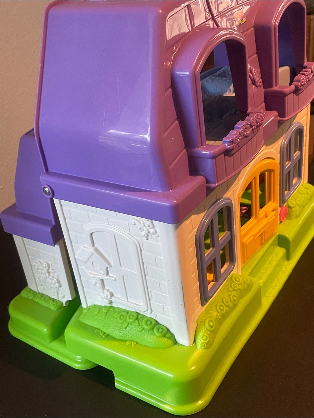2008 Fisher Price House "Little People Happy Sounds Home" Purple-Tested WORKED - Picture 6 of 14